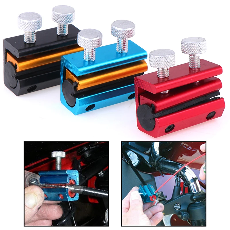 1Pcs Clutch Brake Cable Tool Lubrication Wire Oiler Brake Motorcycle Aluminium Cable Lube Tool Motorbike Brakes Parts