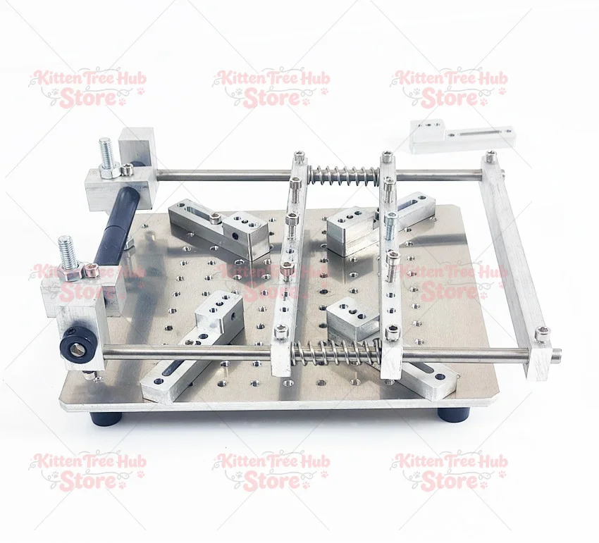 Manual Small Machine Manual Screen Printing Station PCB Stencil Solder Paste Printing Station SMT Solder Paste Printing