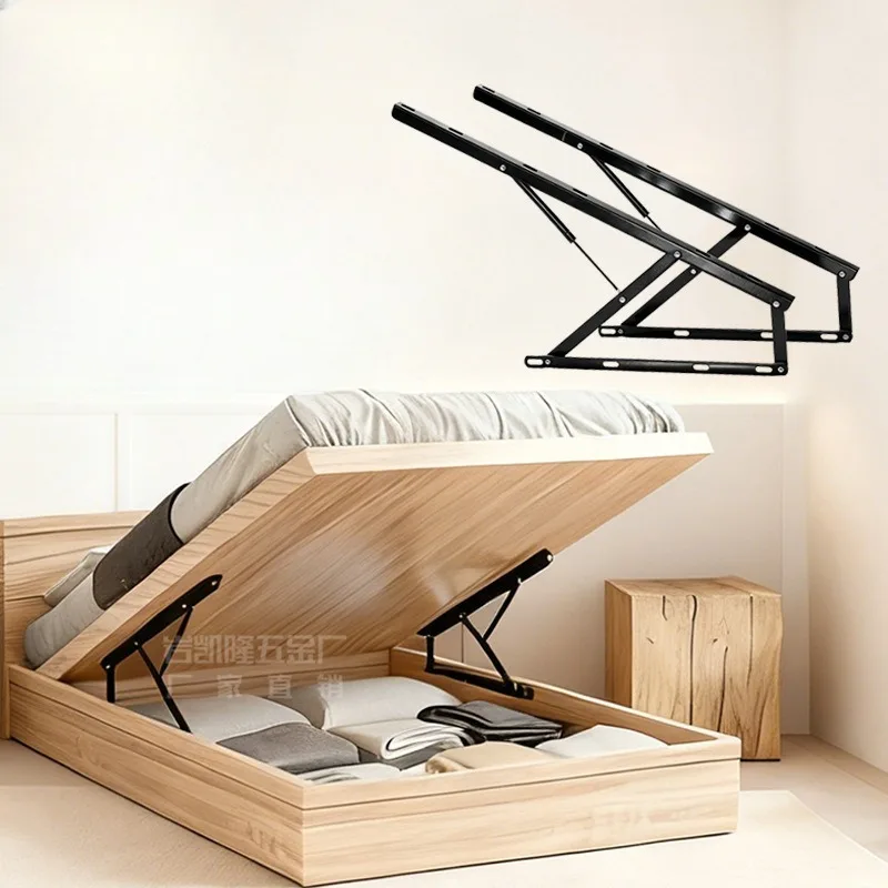 Thickened Gas Spring Bed Lifter, Adjustable Hydraulic Support Rod, Double Bed Frame Buffer, Heavy Duty Lifting Damper Kit