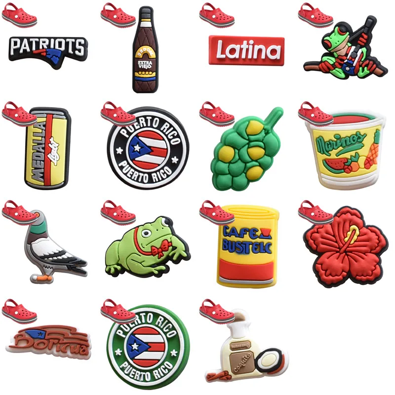 1pcs Pins for Crocs Charms Shoes Accessories Mexican Decoration Jeans Women Sandals Buckle Kids Favors Men Badges Boy Girl Gift