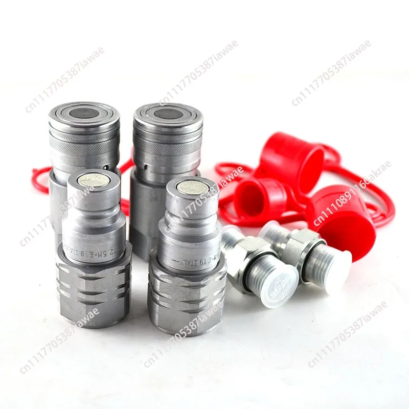 Breaking Hammer DNP Hydraulic PLT4 High Pressure Hydraulic Flat Quick Coupling ISO16028