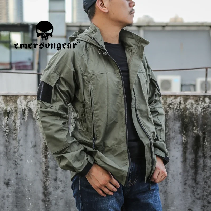 EMERSONGEAR Mens Tactical PCU Protective Combat Fashion Uniform Mens Wargame Jacket Coat Waterproof