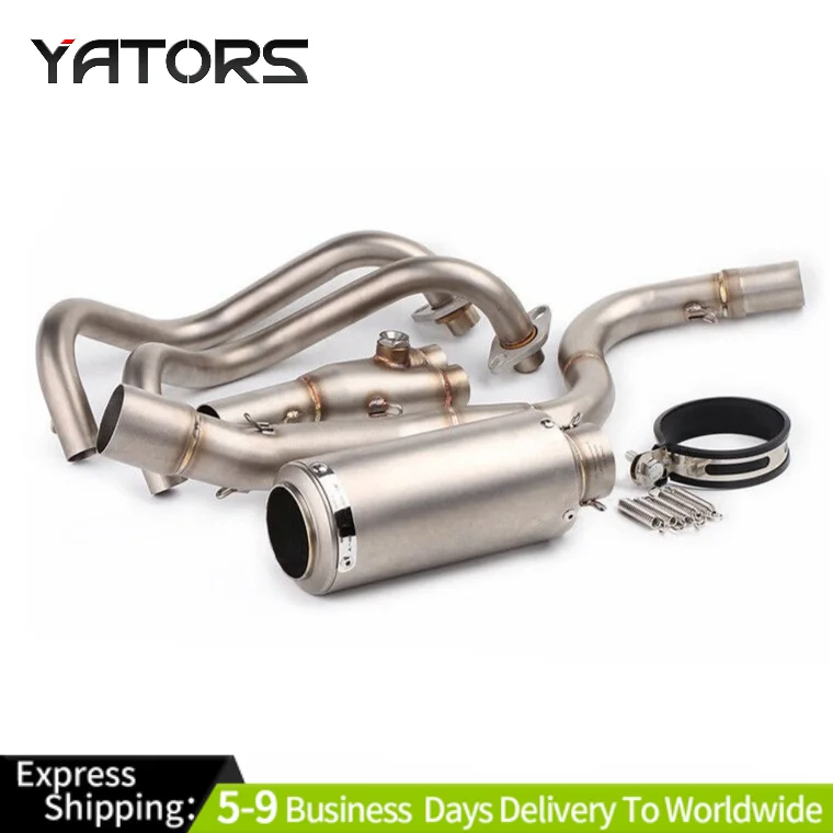 

Motorcycle Exhaust System Header Mid Tail Pipe for Kawasaki Z250 Ninja 250 300 Exhausts Pipes