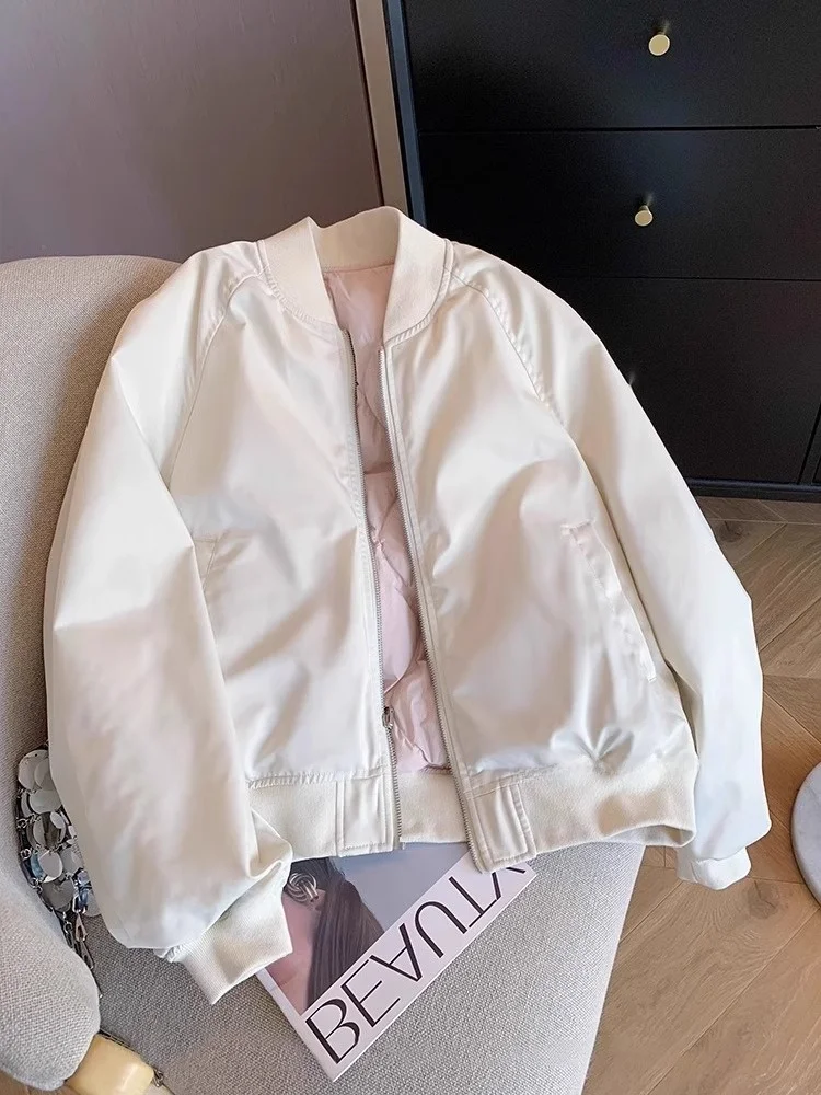 

Корейская свободная хлопковая куртка с легким воротником-стойкой, теплая мужская верхняя одежда, модное осенне-зимнее пальто