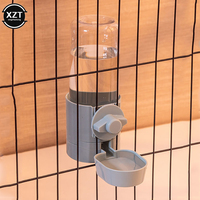 Pet Cats Dogs Drinking Fountain Feeder Pet Cage Hanging Bowl Food Container Water Feeder Dispenser For Puppy Cats Dogs Rabbit