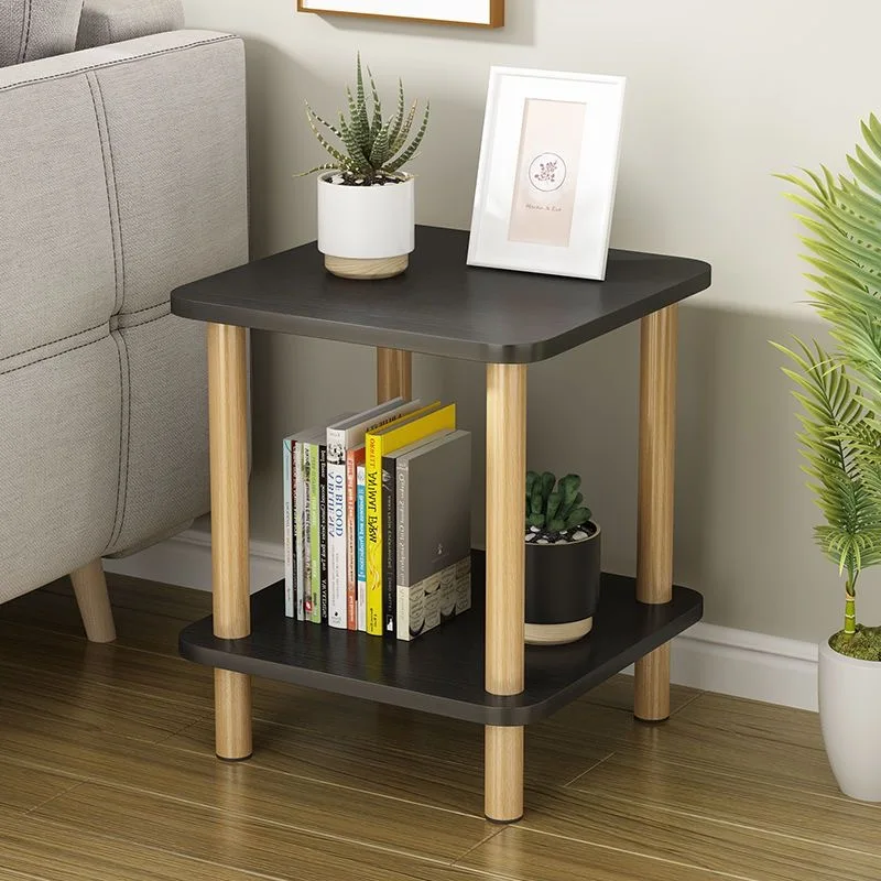 Mini Nordic Sofa Side Table Small Coffee Simple Side Table Living Room Mobile Small Corner Bedside Small round Table