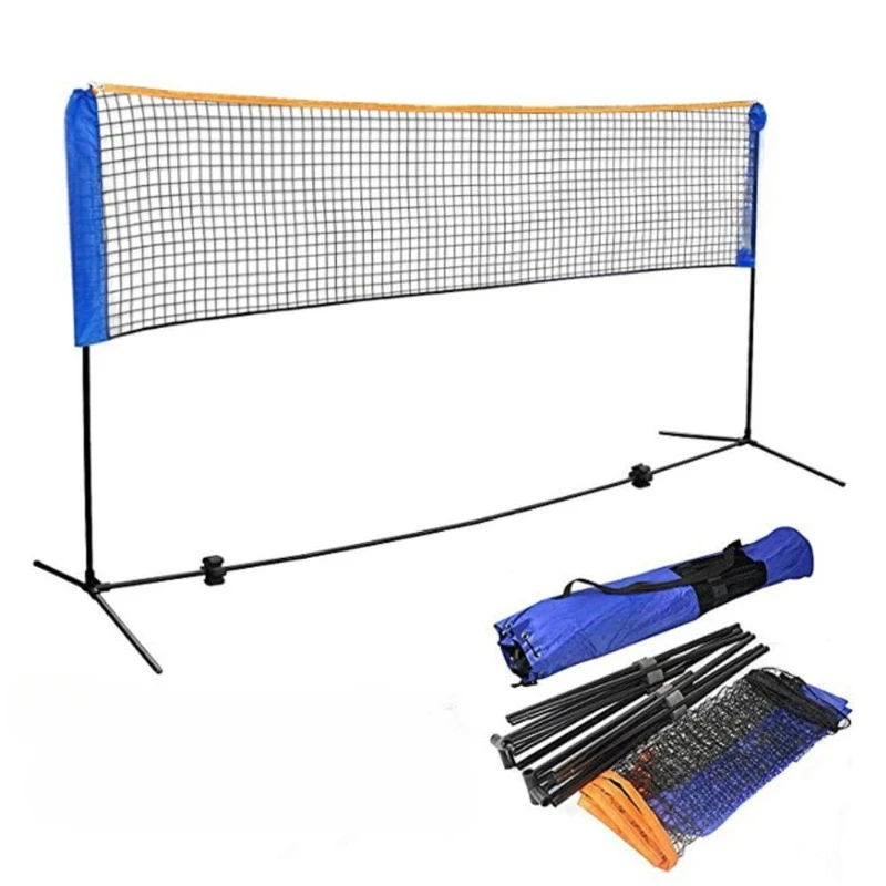 4 M Height Adjustable badminton /tennis/volleyball Net Stand Portable Sports Net Stand And Pole