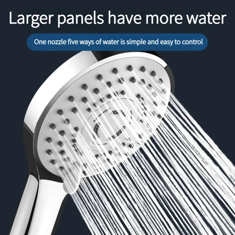 

Bathroom Pressurized Hand Shower Package Accessories Shower Nozzle Large Output 5 Models Universal Adaptation Save