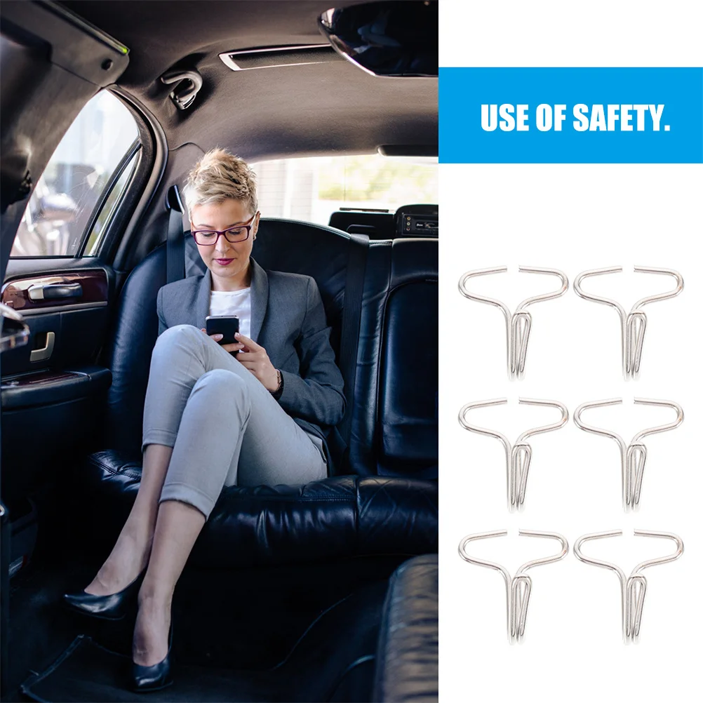 

200pcs Pad Hooks Heavy Duty Iron Easy Install For Car Seat Pad Installation Hooks Car Seat Cushion Fixing Automotive Accessories