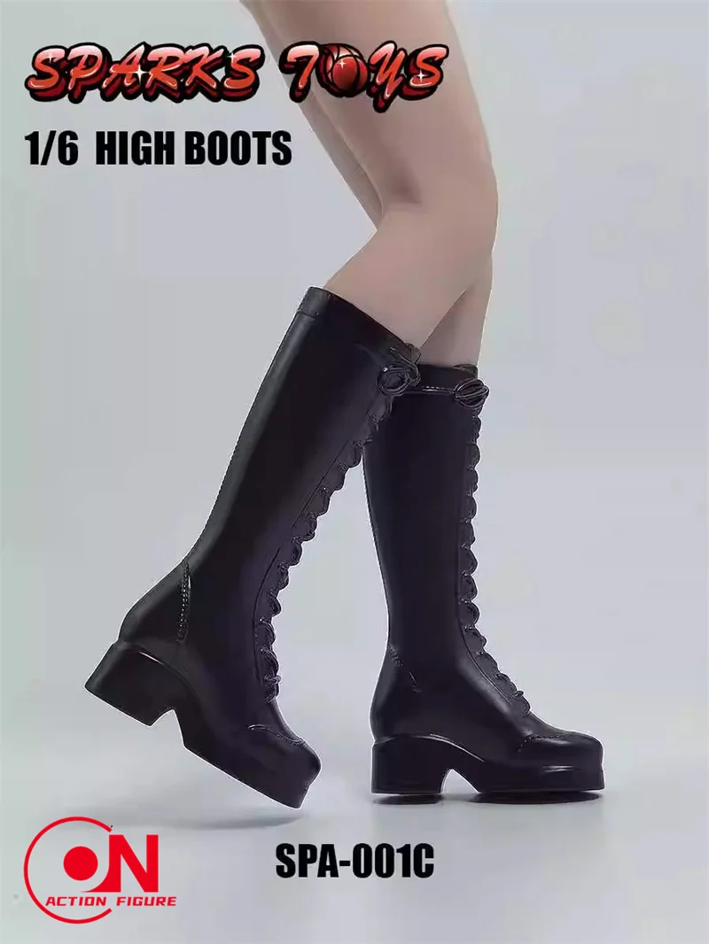 In Stock SPARKS TOYS SPA-001 1/6 Scale Female High Boots Hollow Shoes Model Fit 12'' Soldier Action Figure Body Dolls