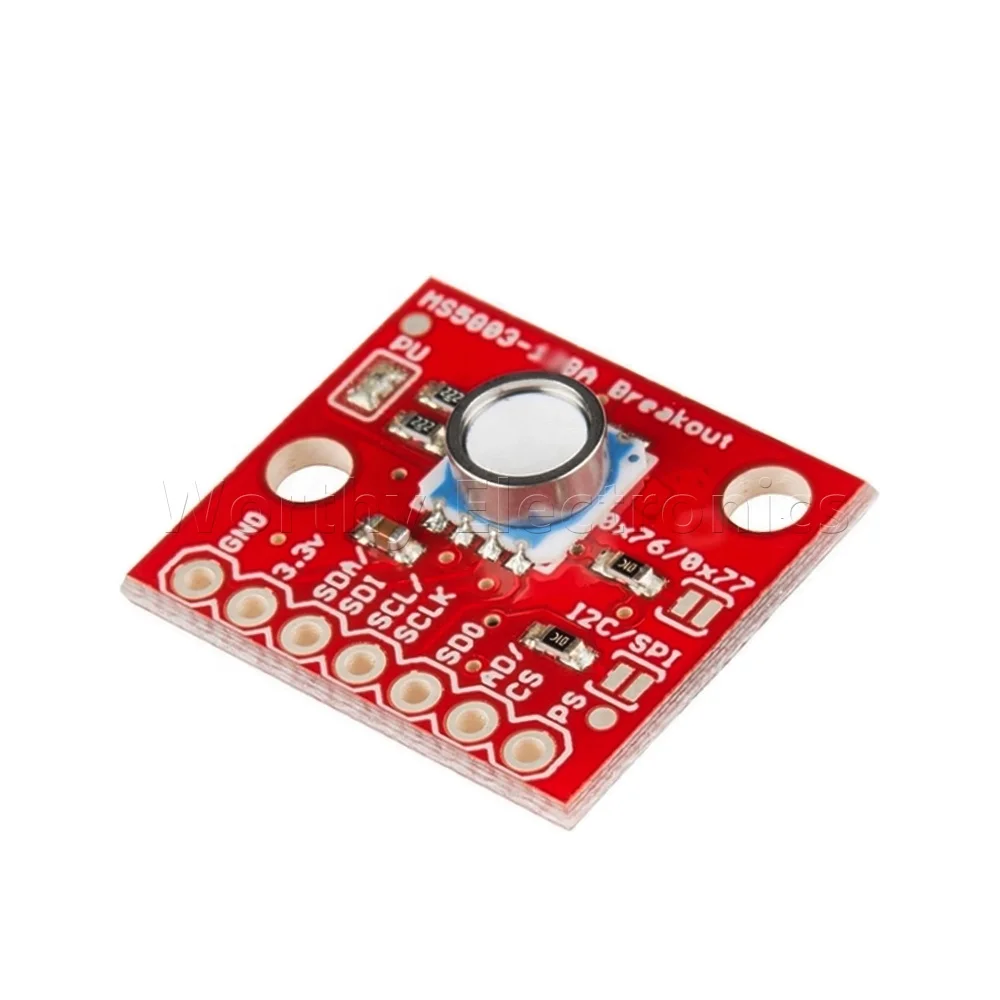 

New original high precision air pressure sensor waterproof red GY-MS5803-01BA liquid pressure module