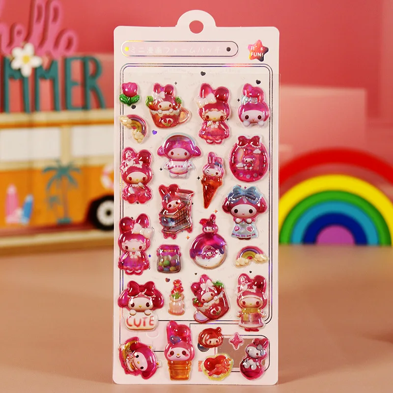 الصلبة كابيبارا كورومي ثلاثية الأبعاد ملصق ثلاثية الأبعاد قطرة الغراء الاكريليك الإغاثة ملصق الصلبة Diy بها بنفسك الديكور قضية الهاتف المحمول الديكور الهدايا