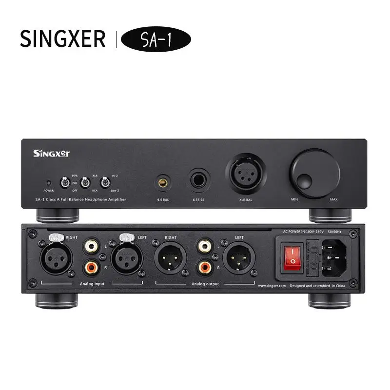 

Singxer SA-1 Headphone Amplifier Fully Balanced Discrete Class A Amp/Preamp SA1 Support XLR/6.35mm/4.4mm Multi Interface