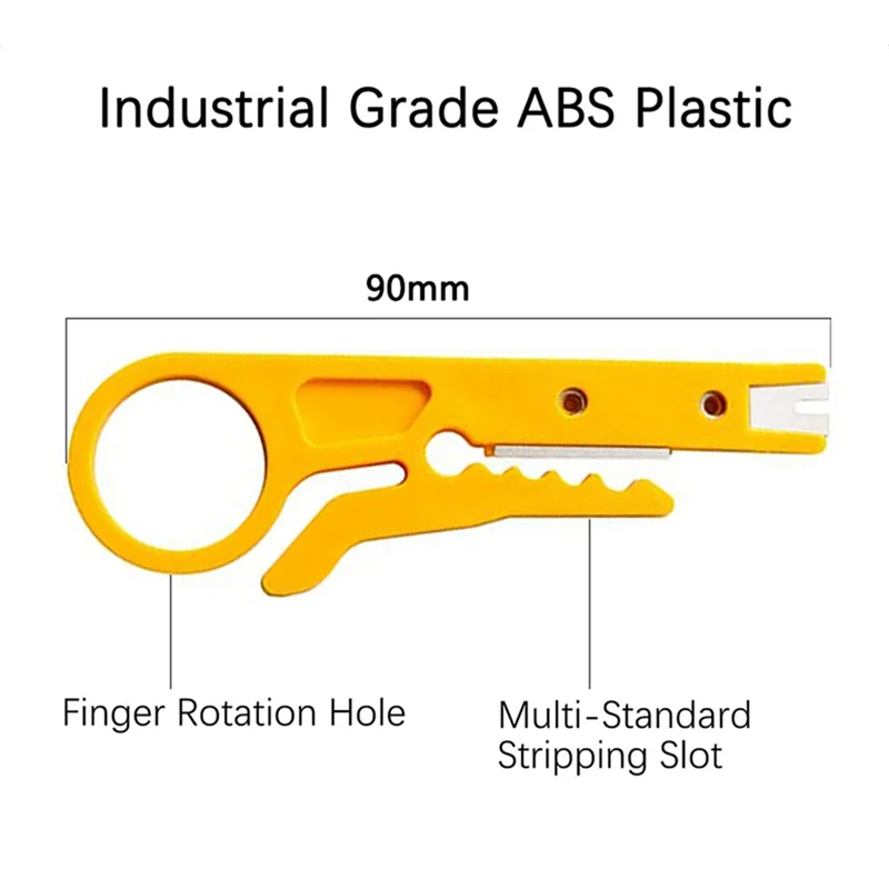 ABXF-3 шт. небольшой инструмент для зачистки проводов, инструменты для зачистки проводов, фиксатор проволоки с маленьким желтым ножом