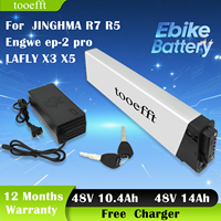 DCH-006 JINGHMA R7 R5 LAFLY X3 X5 Battery 48V 14Ah 12.8Ah 10Ah Batteries for 1000w 800w 750w 13.6Ah 10Ah for 250w Folding Ebikes