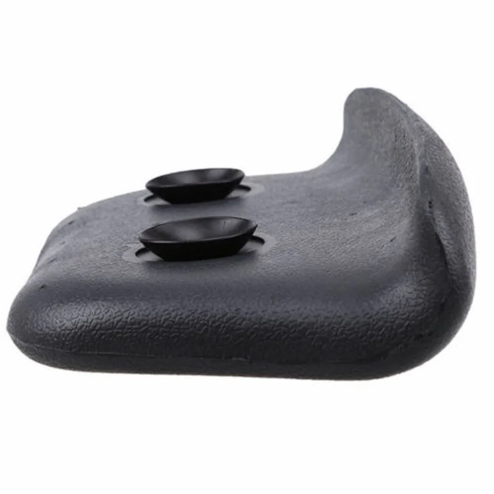 1pc PU Spa Bath Pillow Bathtub Headrest Waterproof Bath Cushion BLACK Bathtub Pillow For Neck Head Support 265*150*60mm