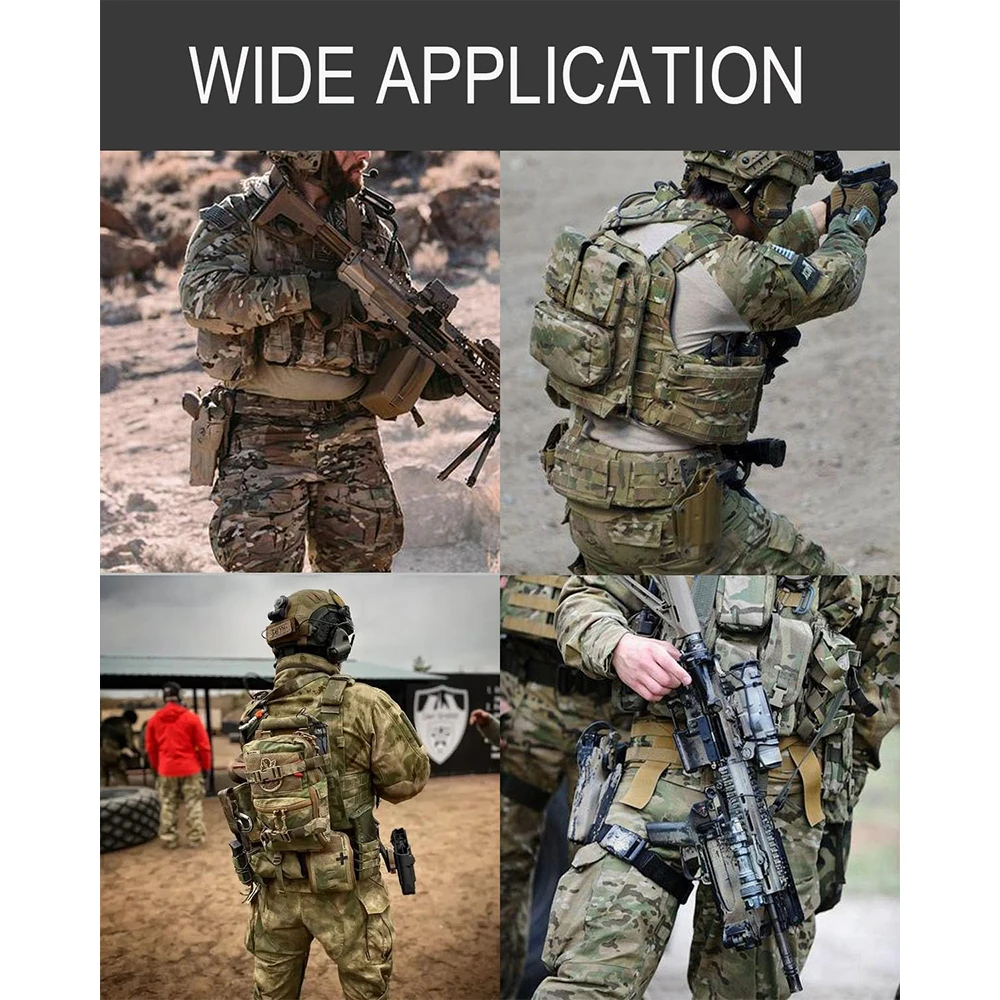 محول حافظة مسدس معدني وحدات متوافق مع منصة QLS حافظة قطرة الساق شريط صيد Airsoft سحب سريع #6