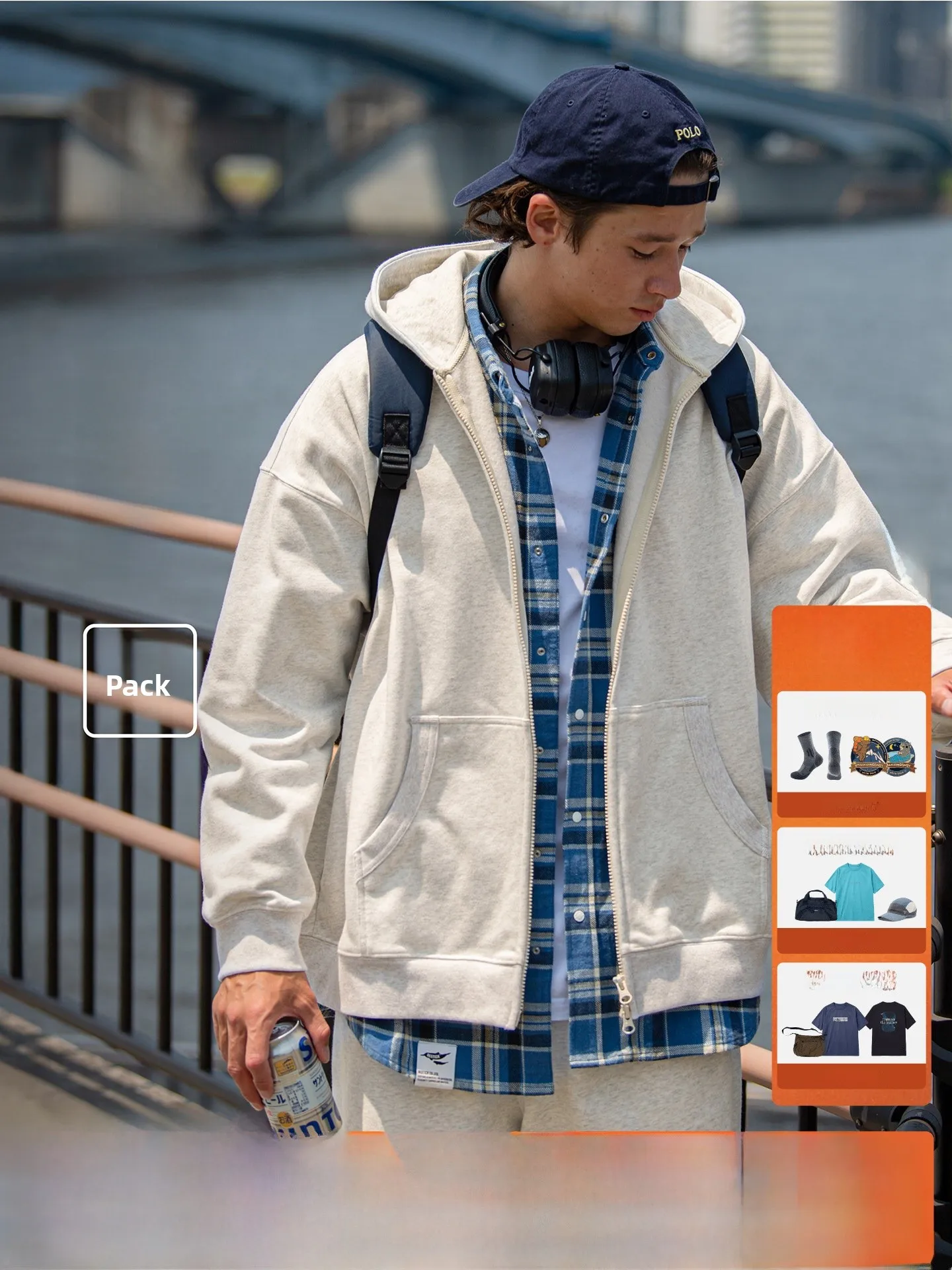 

ey Airy Feel Zipper Hooded Open Cardigan Sweatirt for Men Heavyweight Spring Resti Japanese Sle Long Sve Casual Yo...