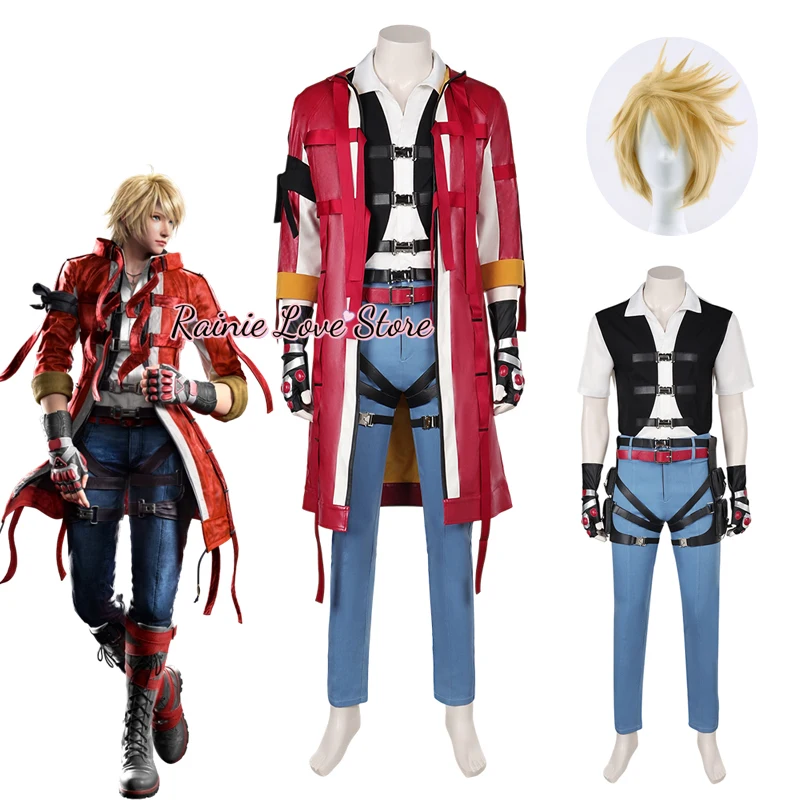 Game Tekken 8 LEO Cosplay Costume Jacket Pants Disguise Outfits For Adult Male Men Halloween Carnival Role Play Party Suit Props