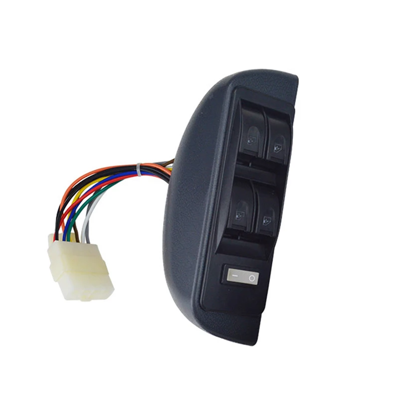12V Car Universal Crescent Power Window Switch Kit for 4 Doors LHD CAR