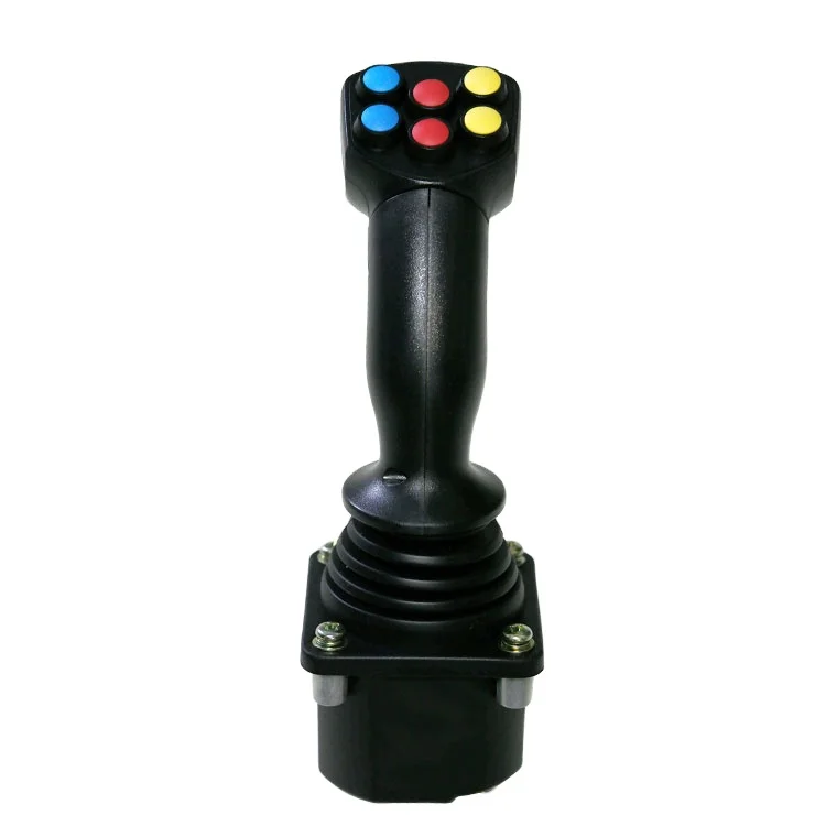 

Multiaxis Electrical industrial Hand Grip Joystick in agriculture Harvester loader Tractor machine