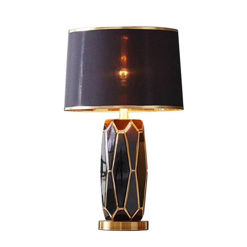 AFRA Contemporary ceramics Table Lamp luxurious Living Room Bedroom  Bedside Desk Light  Hotel engineering Decorative