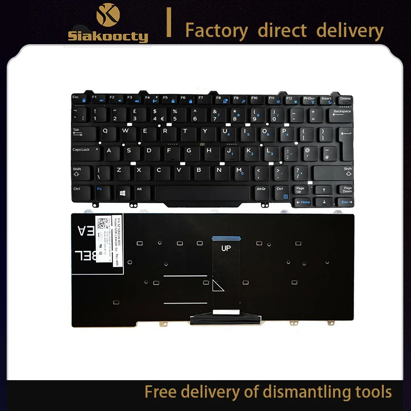 Siakoocty original novo para asus gx501 gx501vi gx501vik uk teclado retroiluminado preto