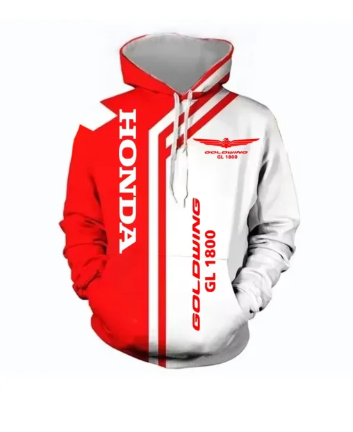 

Honda Hoodies, Streetwear Fashion, 3D Printed Honda Logo, Men's Hooded Sweatshirts, Outdoor Sportswear, Honda Racing Suits