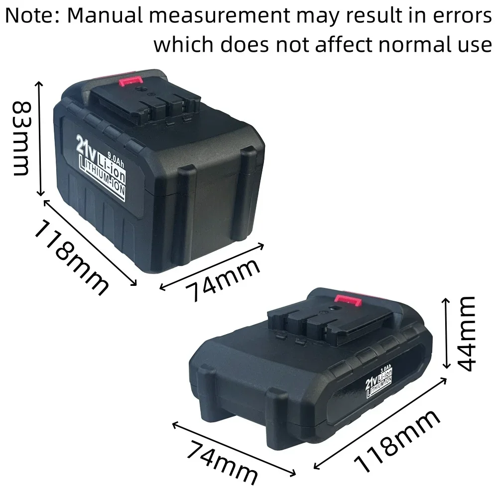 21V 3000/9000mAh For Quanyou Lithium-ion Electric Tool Battery Suitable for Cutting machines, Drills, Saws, and other tools