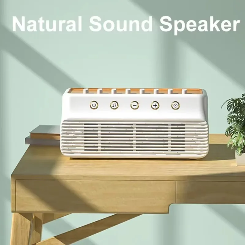 Portable White Noise Machine Relaxing Sleep Device HIFI Bluetooth Speaker 8 Group Nature Sound Box All-in-one HIFI Stereo Audio