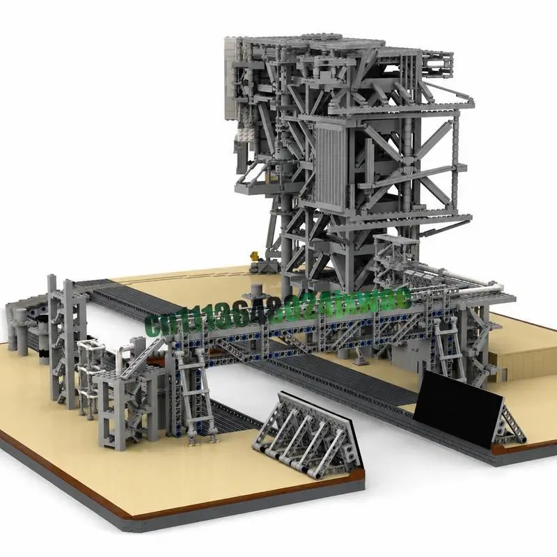 14772Parts MOC Space Launch Complex Shuttle Model Custom Puzzle Architecture Diy Assembly Educational Creative Toy Popular Gift