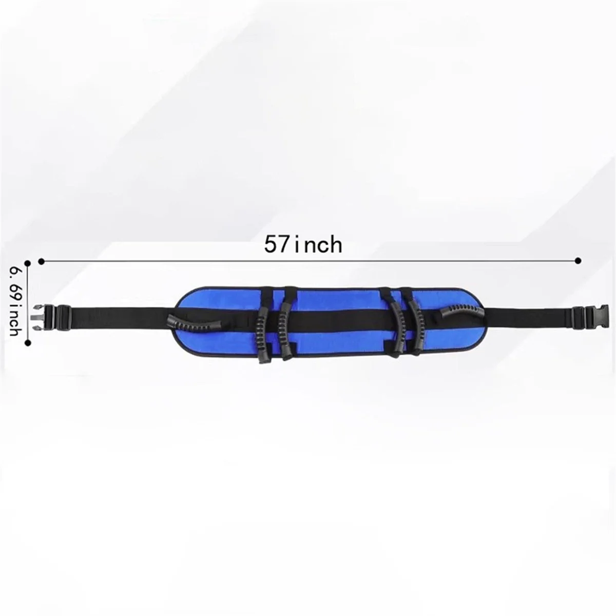 ABJZ 高齢者用歩行ベルト、ナイロンパッド入りハンドル6個付き移乗ベルト、患者持ち上げ用医療ベルト、セーフティゲートベルト