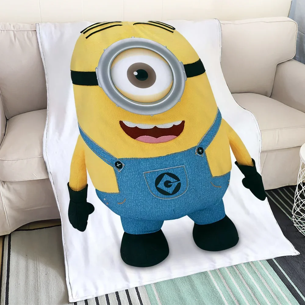 Thermal Blankets for Bed Blanket 150cm X 200cm M-minionS Fluffy Soft Blankets Sofa Decoration Cute Throw Blanket Luxury Cobija