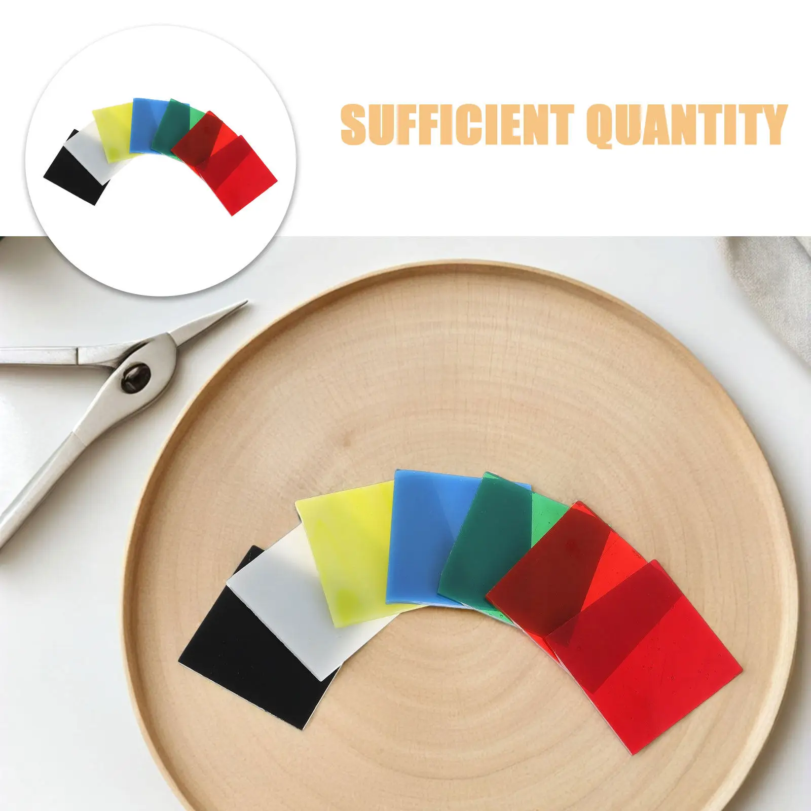 14Pcs Jewelry Fusible Glass Sheets Microwave Kiln Compatible Vibrant Assorted Colors Easy Use Fused Glass for DIY Jewelry Crafts