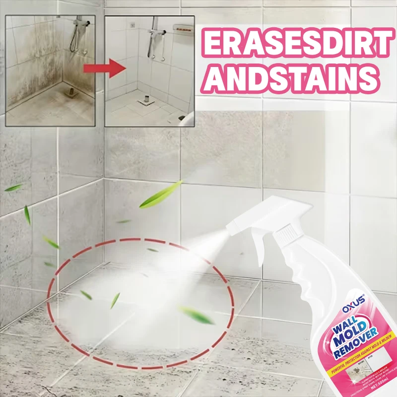 Mold Remover Spray Prevent Fungus Furniture Tile Wall Stains Removal Sink Descale Antibacterial Bathroom Mildew Cleaning Agent