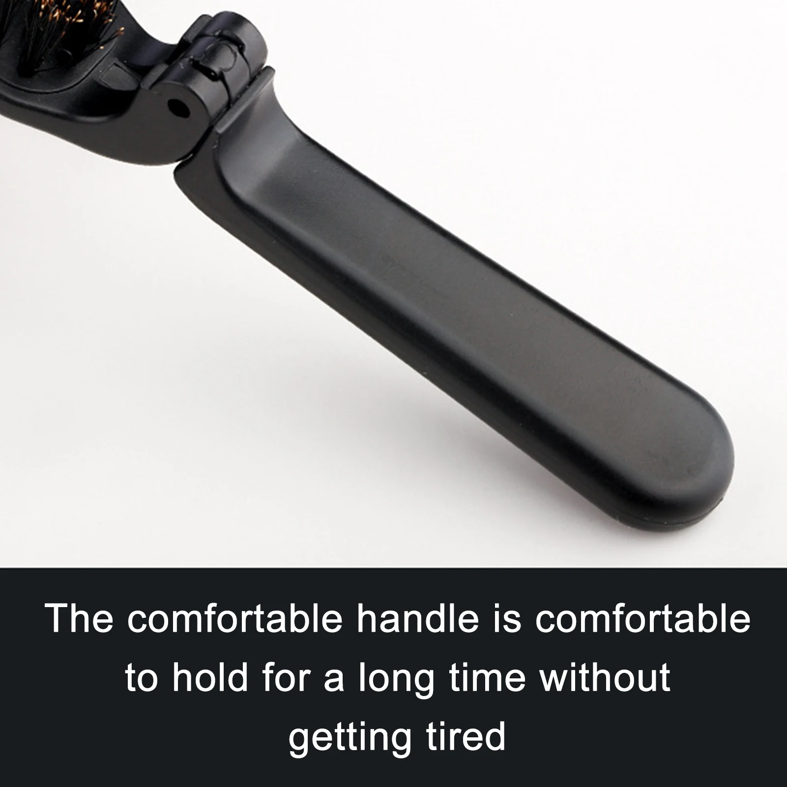 Folding Hair Brush Boar Bristle Hair Comb Portable Travel Straighten Pocket Mustache Brush Collapsable Pocket Hair Brush For Men