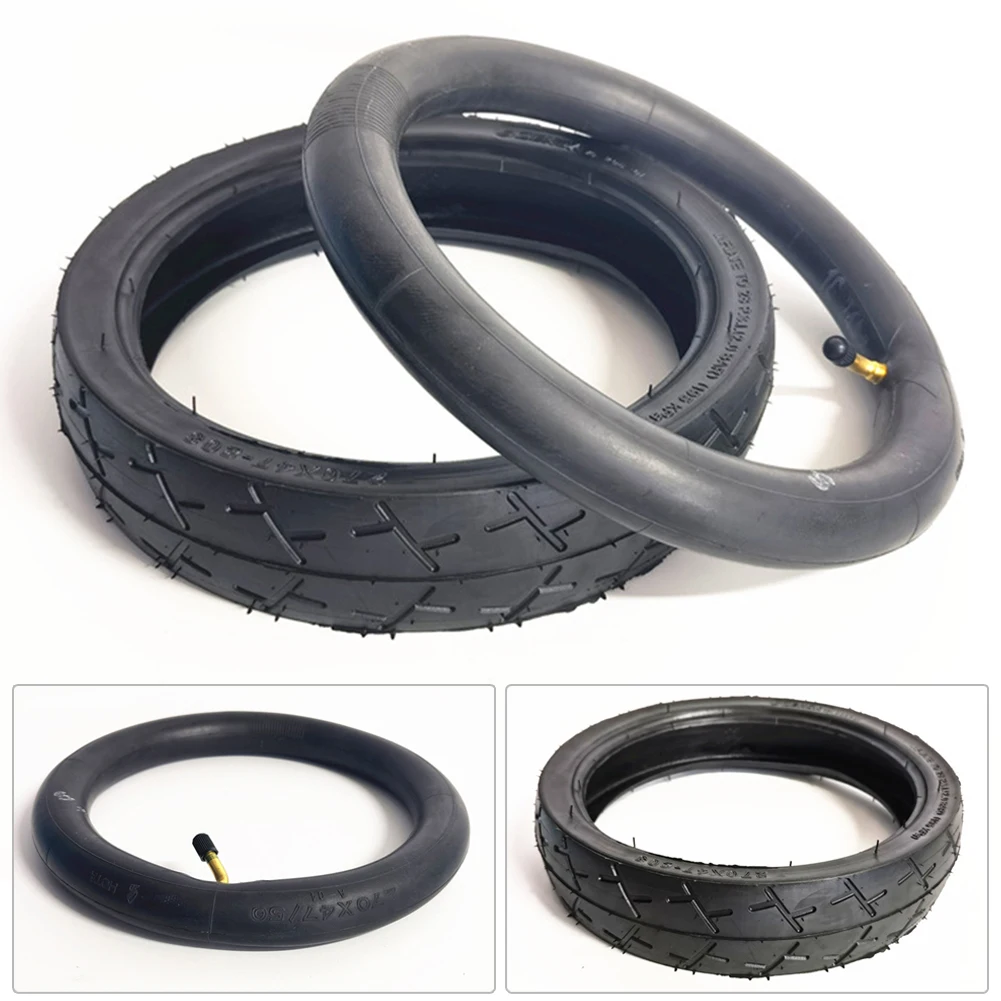 10 Inch 270x47-203 Inner Tube Tire For Baby Carriage Trolley Durable Wearproof Rubber Tyre Cycling Pushchair Accessories Parts