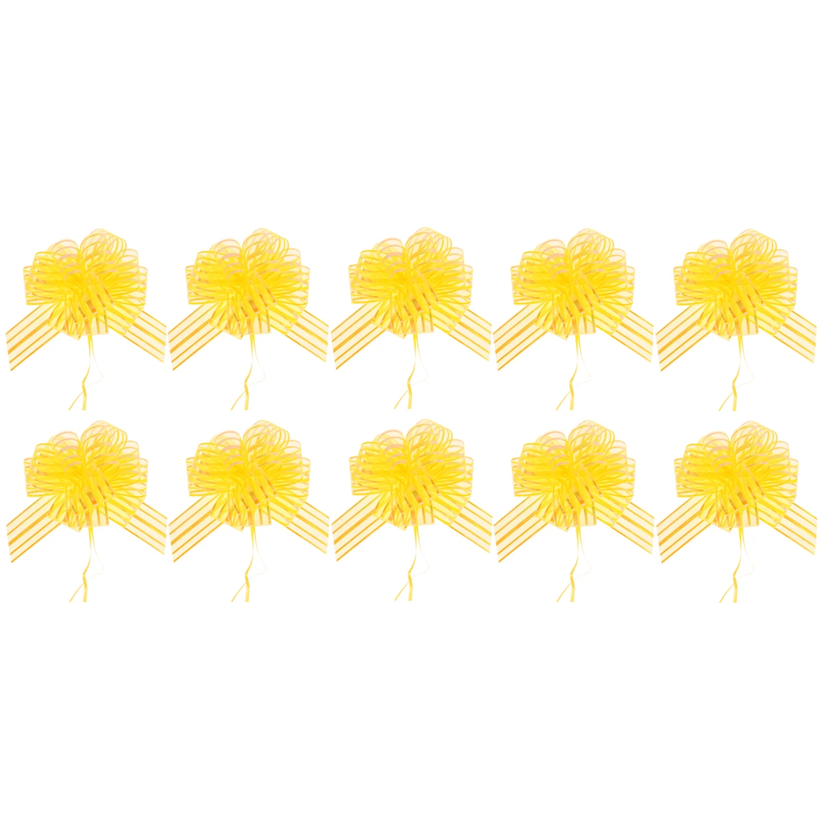 

10 Pcs Bows Hand Drawn Flower Ball for Gifts Decoration Large Size Thick Quality Christmas String Bows For Wedding Decor