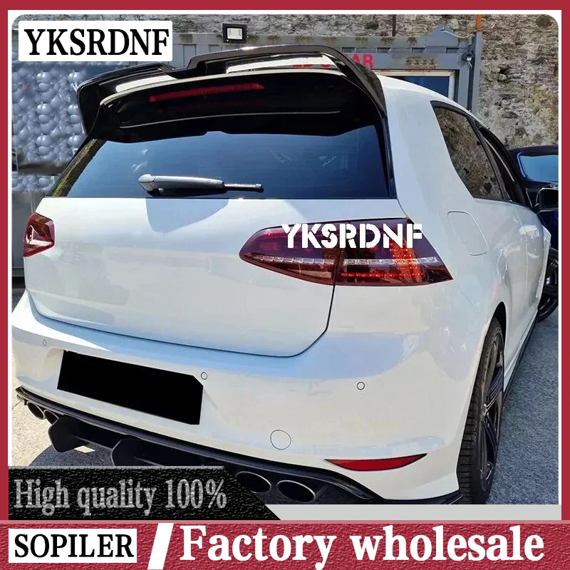 Oettinger Style Roof Spoiler For Volkswagen Golf7 MK7 7.5 GTI GTD GTE (Not For R) ABS Plastic Rear Spoiler Aleron 2013 -2020