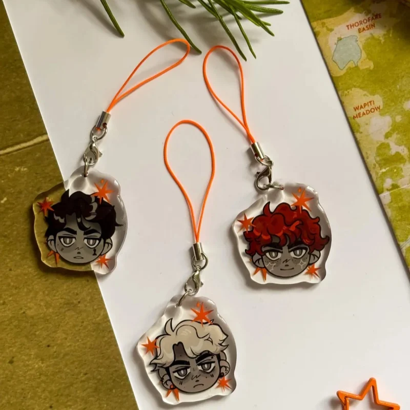 All For The Game Handmade Acrylic Phone Charm Fan Gift For Book Lovers Nora Sakavic AFTG Merch Cell Phone Lanyard