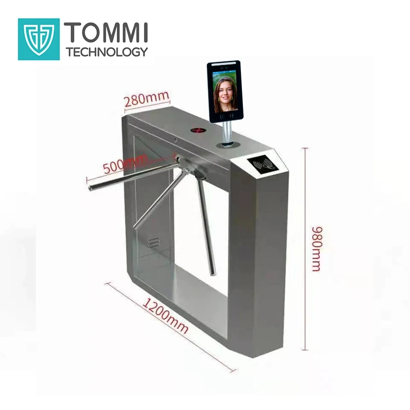 TOMMI One-Stop-Purchasing Face Recognition Tripod Gate .X .4M Turnstile Door