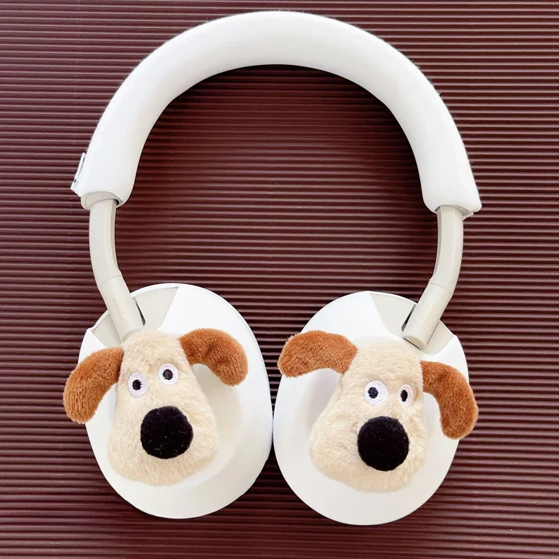 Sony WH-1000xm4 Case Dog Headphone Case WH-1000xm5 Accessory Custom Cute Earphone Case Earmuffs Head Beam Protective Cover Gifts