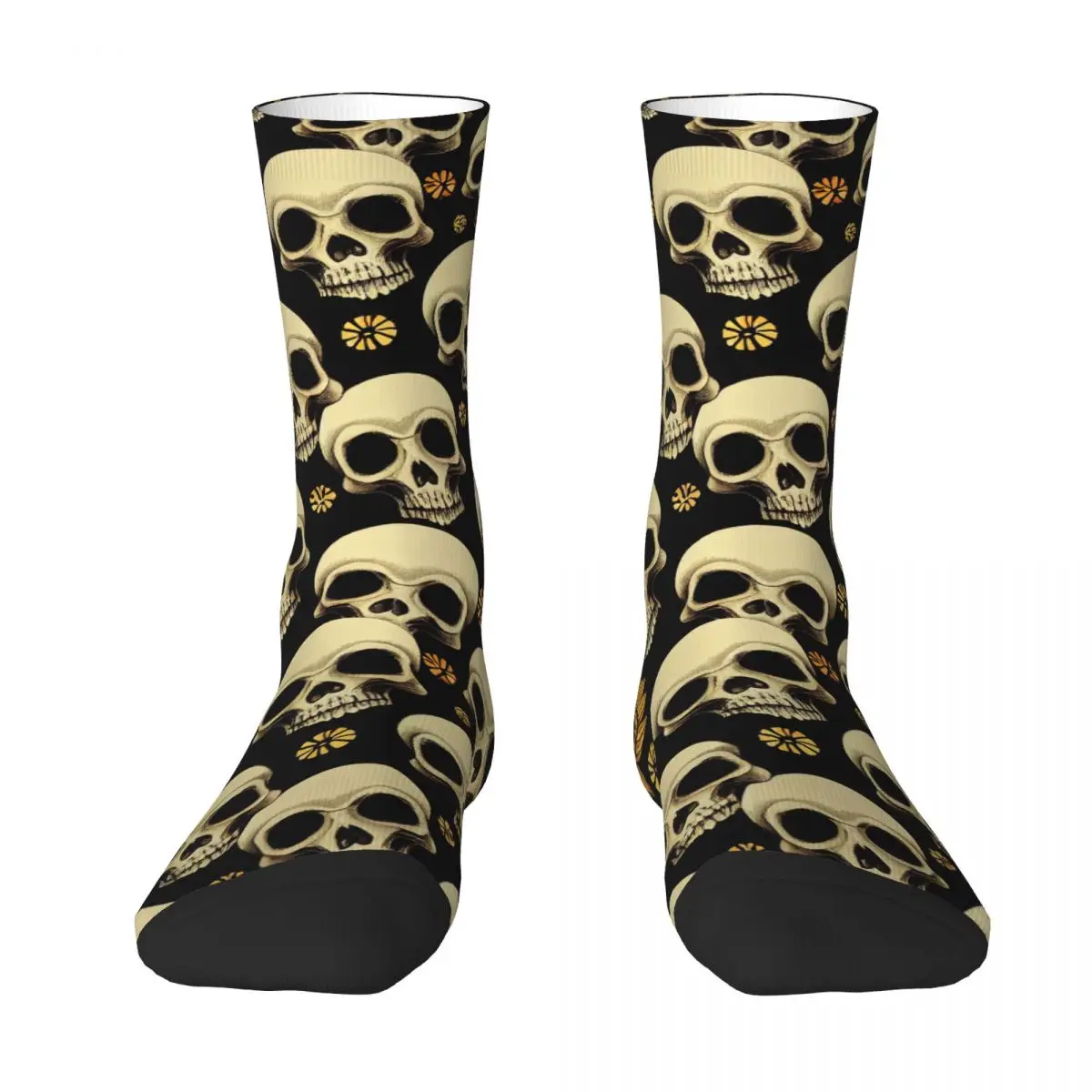 

Vintage Terror Skull Sock Socks Men Women Polyester Stockings Customizable Funny