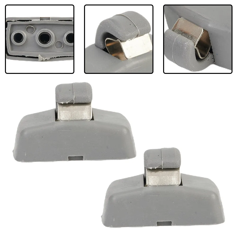 2 Pcs Front Sun Visor Hook Clips 3B0857561B For SKODA Fabia 6Y Octavia 1Z Superb B5 Rivets Sun-shading Board Bracket Hanger