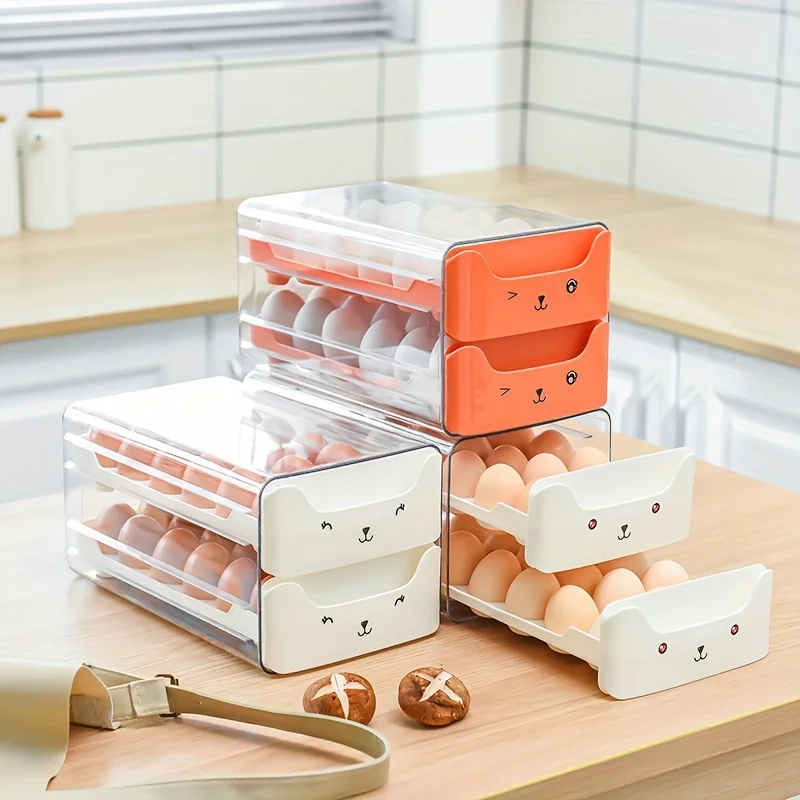 Drawer Type Refrigerator Storage Organizer Box For Kitchen_voghion.com