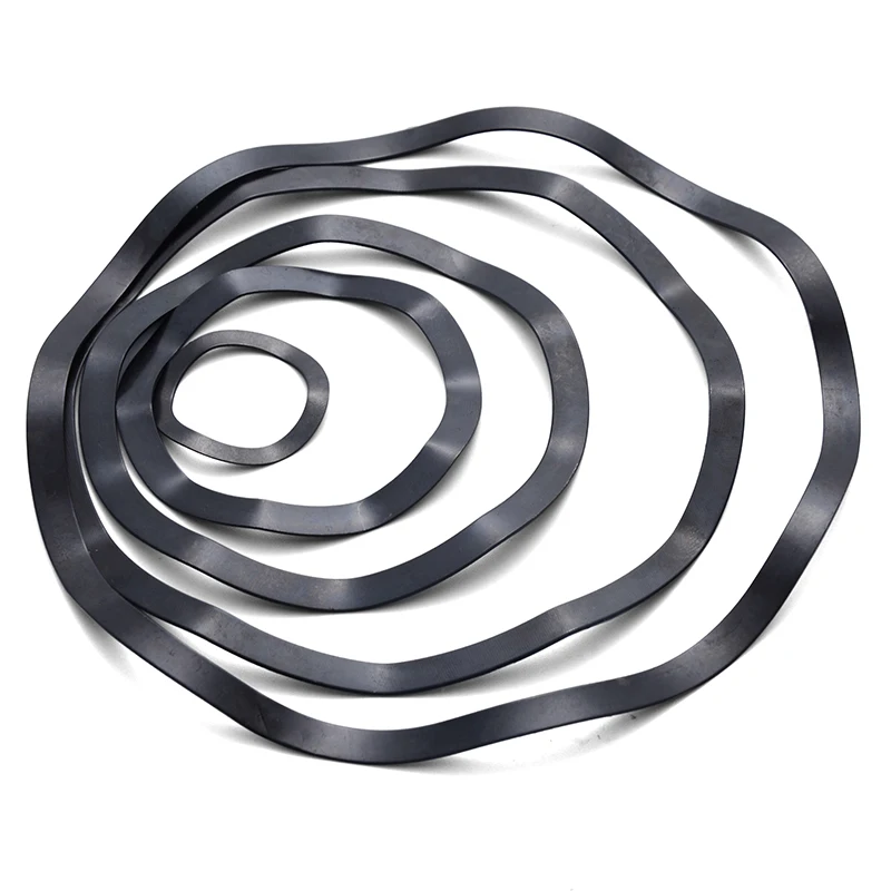 5-50pcs Three Wave Crest Wave Washers Wave Type Gasket Spring Washer M3 M4 M5 M6 M8 M10 M12 M14 M16 M19 M21 M24 M27-M118