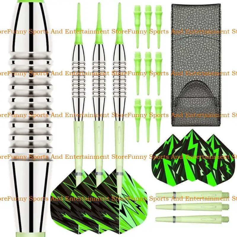 

C4DE 3 Pack 18G Soft Tip Set с пластиковым валом мягкий дротик с сумкой для переноски