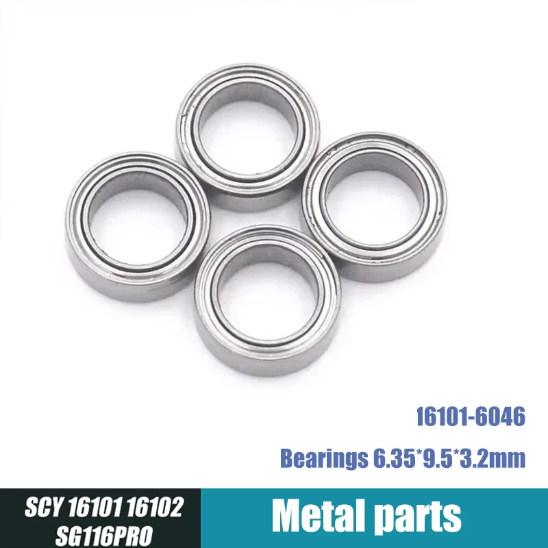 RC Car 1/16 nuevas piezas de mejora accesorios Motor sin escobillas RC coche amortiguador de Metal para SCY 16101 16102 y 16103 esc