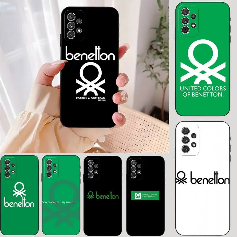 Clothing Brand Benetton Phone Case For Samsung S22Ultra S22 S30 S21 S20 S10 E Plus Ultra Lite S21Fe S9Plus Fundas Shell Cover