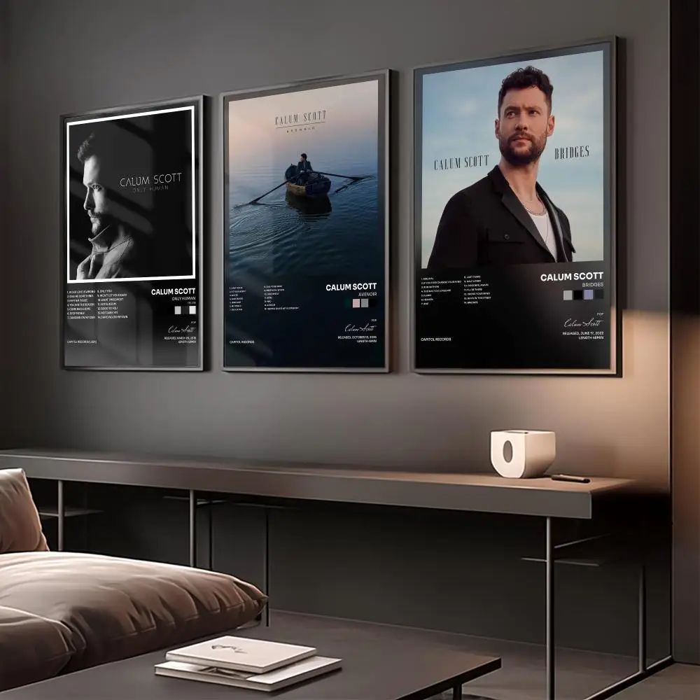 Singer C-Calum Scott Poster Home Wall Decoration Artwork for Bedroom Office Living Room Interior Display